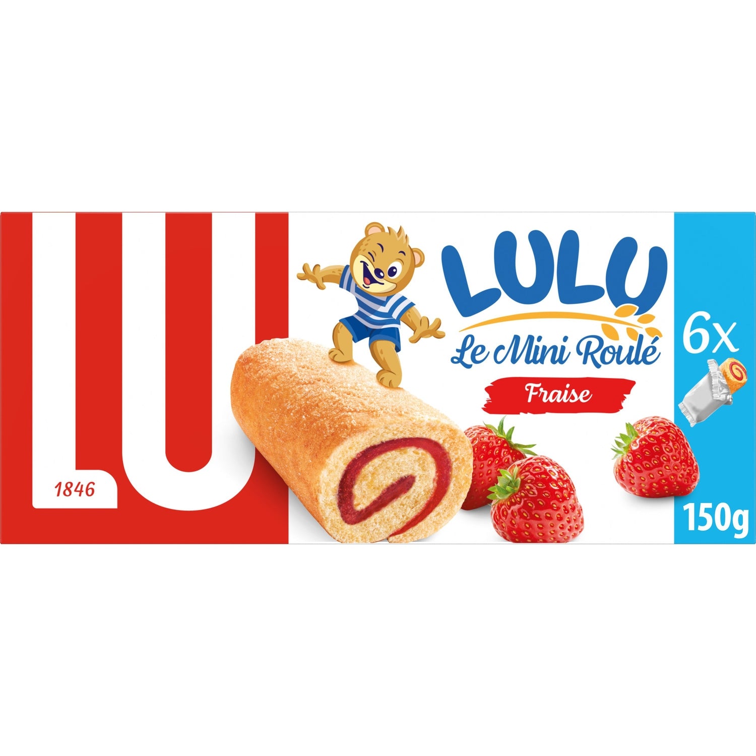 Rulouri mini cu căpșuni 150g – LU