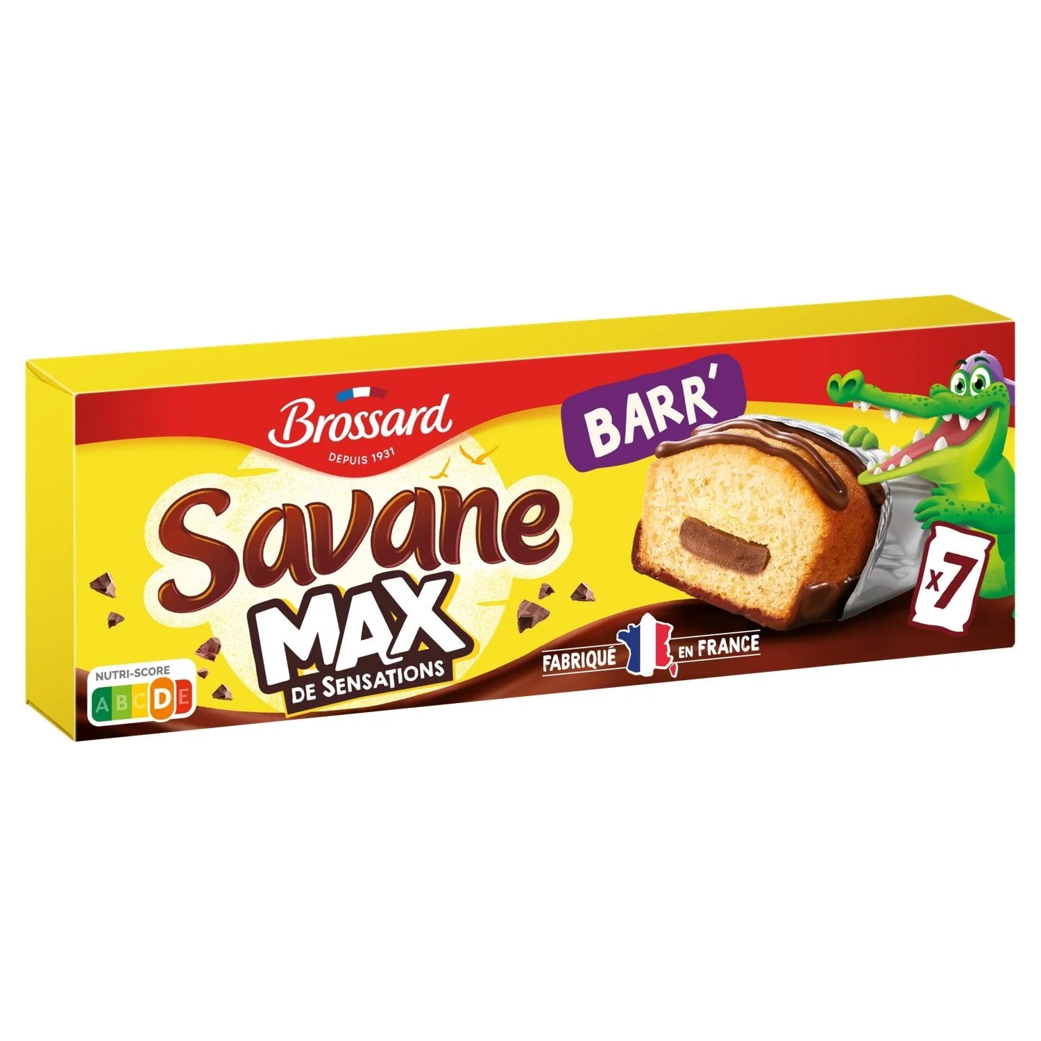 Prăjitură Savane cu baton de ciocolată 210g – Brossard
