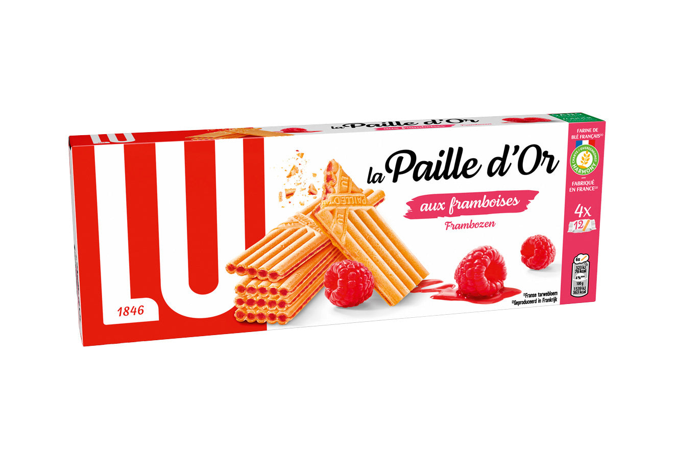 Napolitane La Paille d'Or cu căpșuni 170g – LU