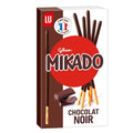 Biscuiți acoperiți cu ciocolată neagră 100g - Mikado