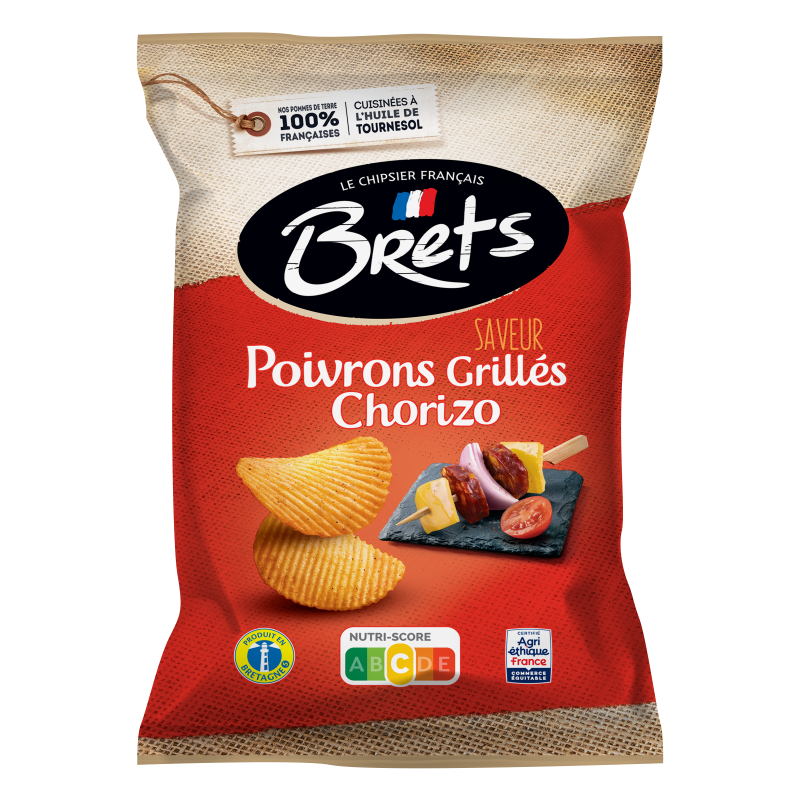 Chipsuri Ardei la grătar cu Chorizo 125g