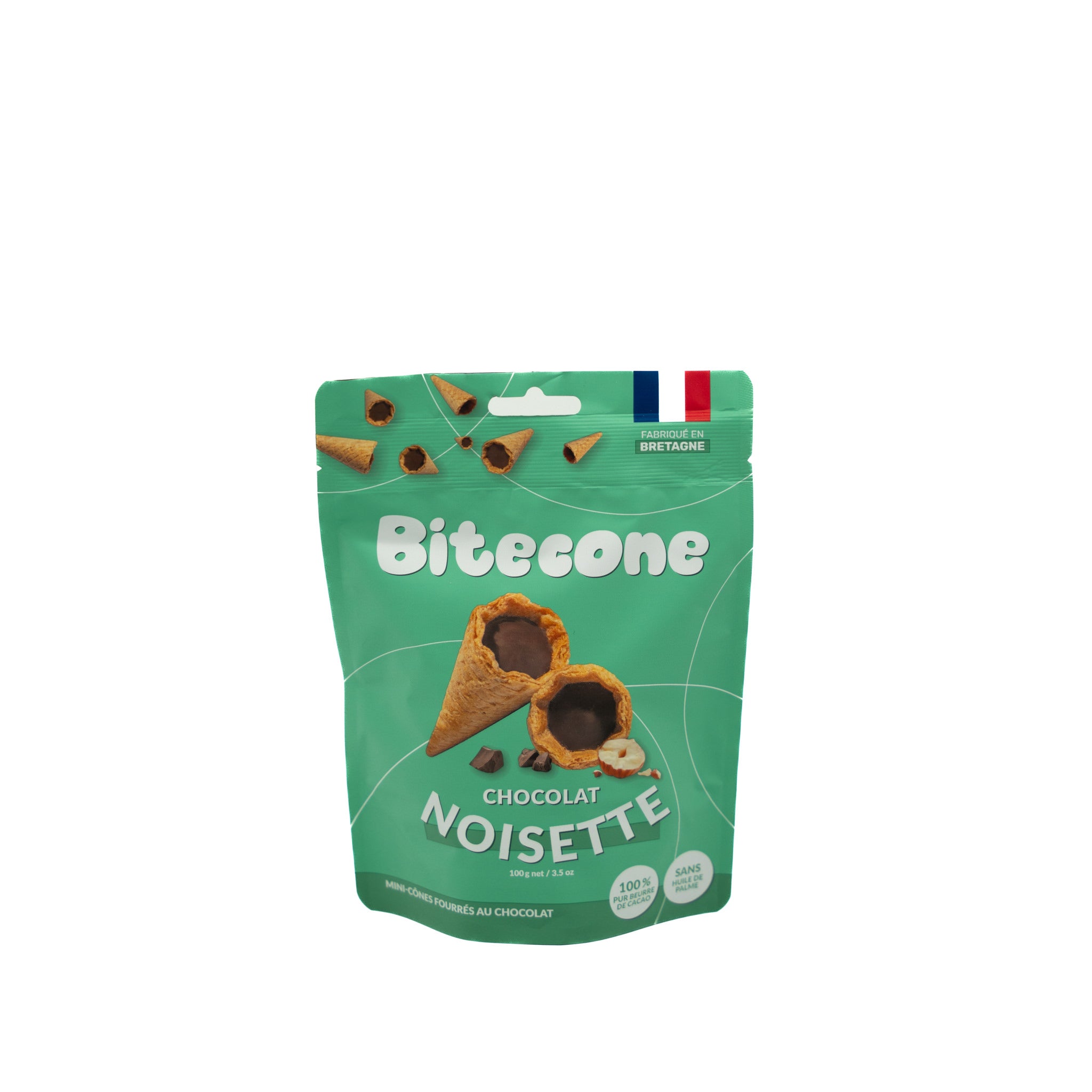 Bitecone – Mini cornete cu ciocolata si alune de padure