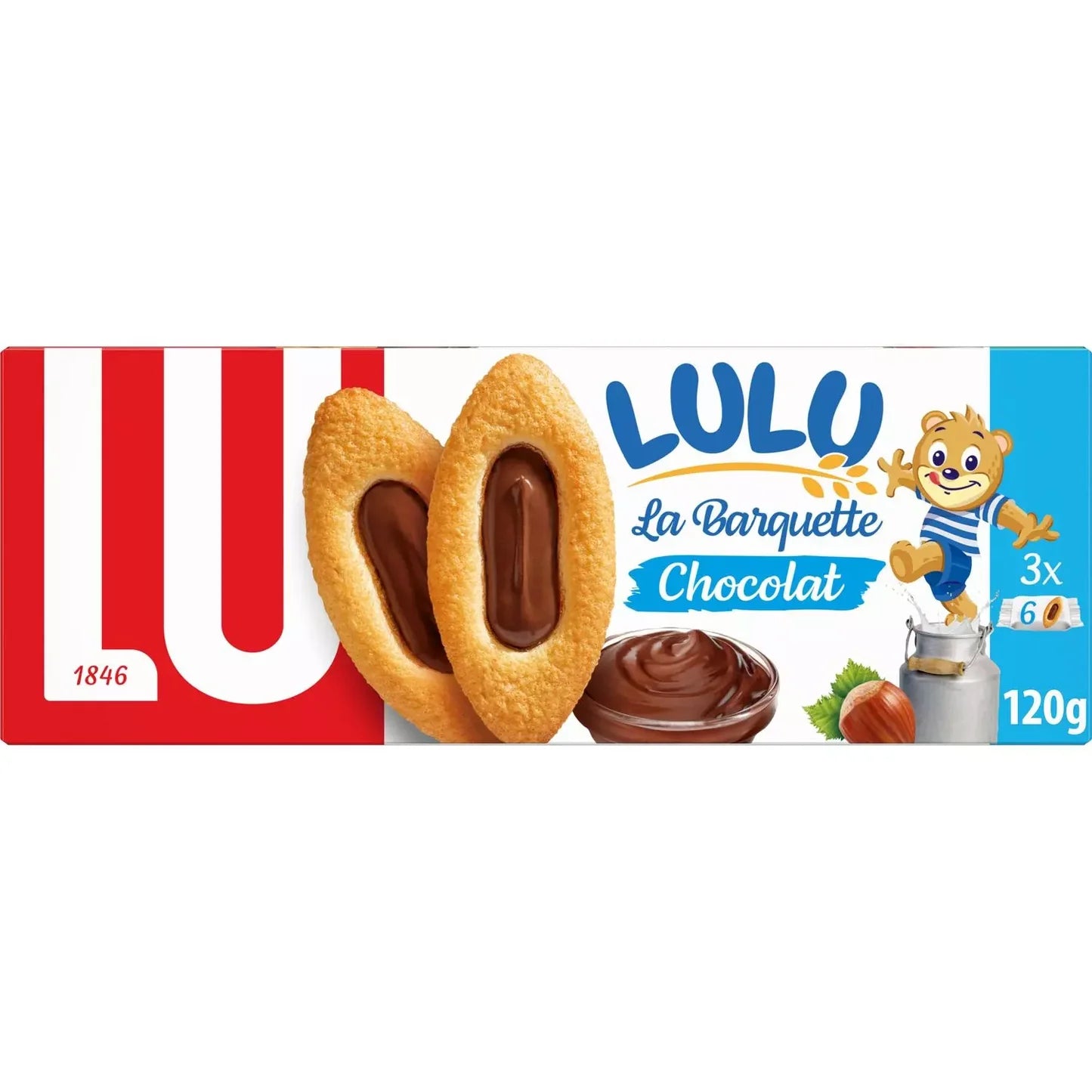 Biscuiți Barquette cu ciocolată 120g – LU