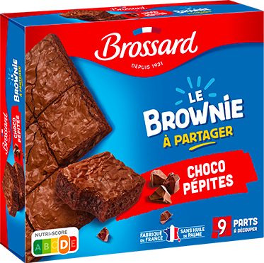 Brownie cu bucăți de ciocolată 285g – Brossard