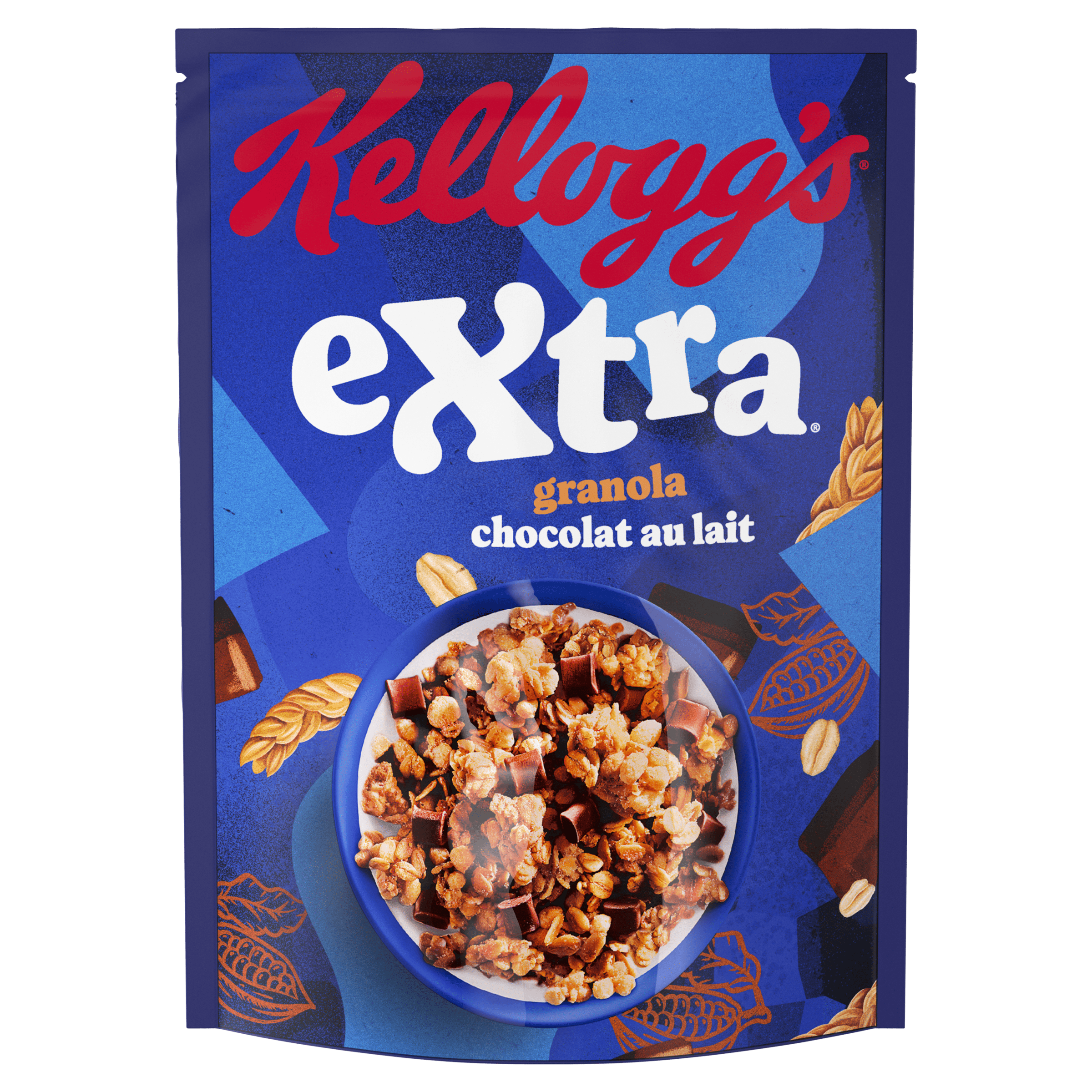 Cereale Extra cu bucăți de ciocolată cu lapte 500g – Kellogg’s