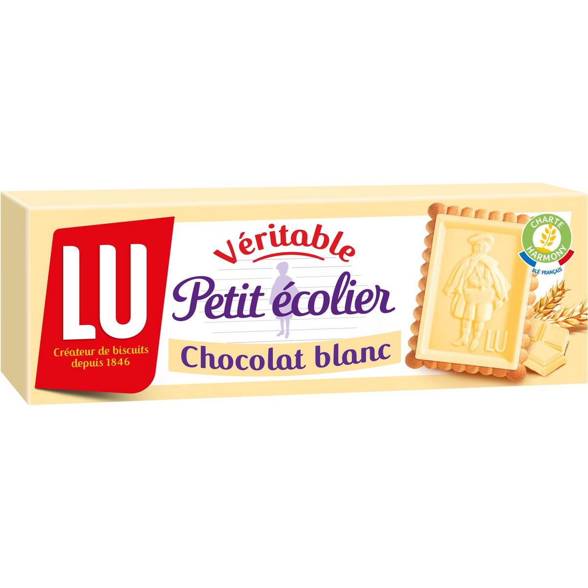 Biscuiți Petit Ecolier ciocolată albă 150g - LU
